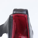 CHANEL New Mademoiselle Shoulder Bag Lamb Skin Black Silver CC Auth ka096V-21