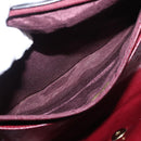 CHANEL New Mademoiselle Shoulder Bag Lamb Skin Black Silver CC Auth ka096V-24