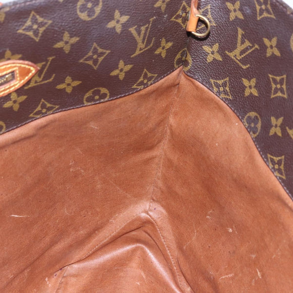 LOUIS VUITTON Monogram Sac Shopping Tote Bag M51108 LV Auth ka100