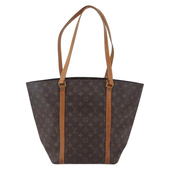 LOUIS VUITTON Monogram Sac Shopping Tote Bag M51108 LV Auth ka100