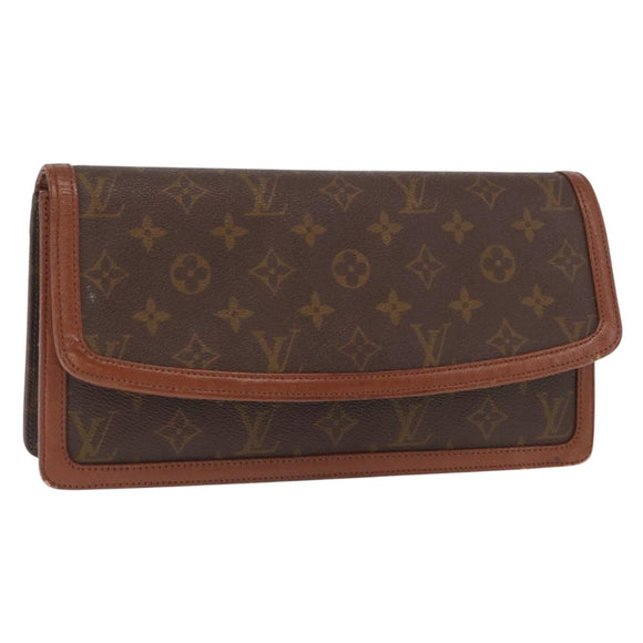 LOUIS VUITTON Monogram Pochette Dam GM Clutch Bag M51810 LV Auth ka1001