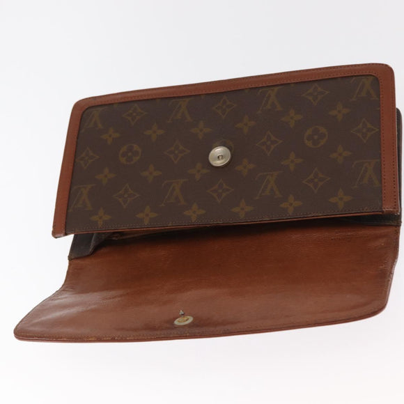 LOUIS VUITTON Monogram Pochette Dam GM Clutch Bag M51810 LV Auth ka1001