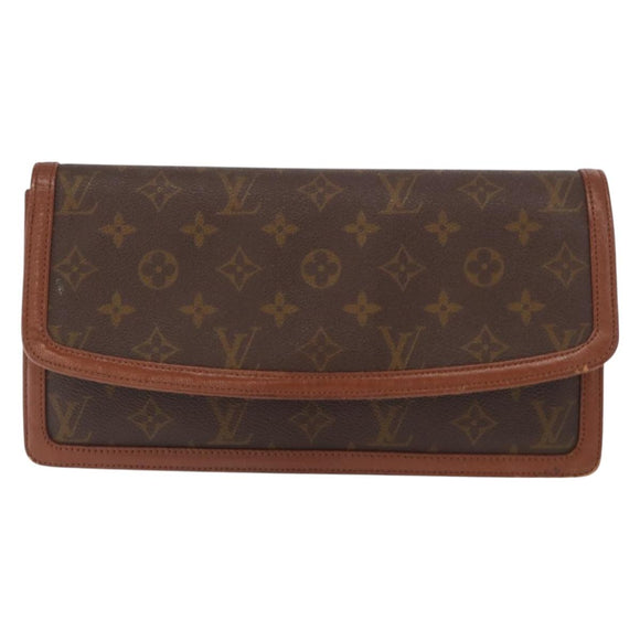 LOUIS VUITTON Monogram Pochette Dam GM Clutch Bag M51810 LV Auth ka1001