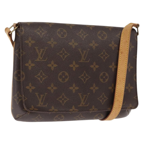 LOUIS VUITTON Monogram Musette Tango Short Strap Bag M51257 Auth ka1004