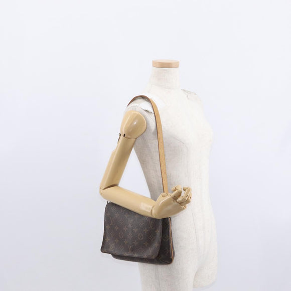 LOUIS VUITTON Monogram Musette Tango Short Strap Bag M51257 Auth ka1004