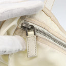 PRADA Tote Bag Nylon White Silver Auth ka1005-18