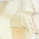 PRADA Tote Bag Nylon White Silver Auth ka1005-20