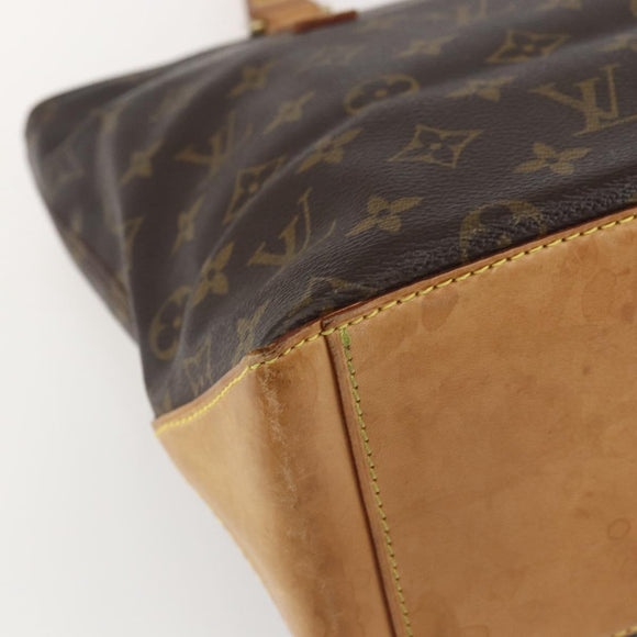 LOUIS VUITTON Monogram Cabas Piano Tote Bag M51148 LV Auth ka1007