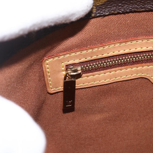 LOUIS VUITTON Monogram Cabas Piano Tote Bag M51148 LV Auth ka1007