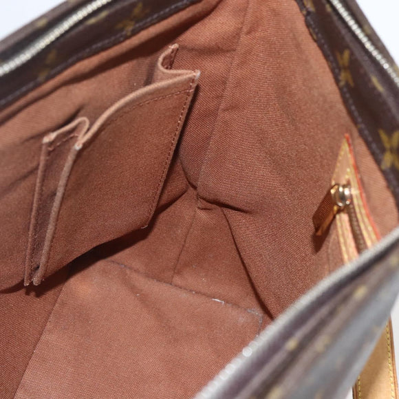 LOUIS VUITTON Monogram Cabas Piano Tote Bag M51148 LV Auth ka1007