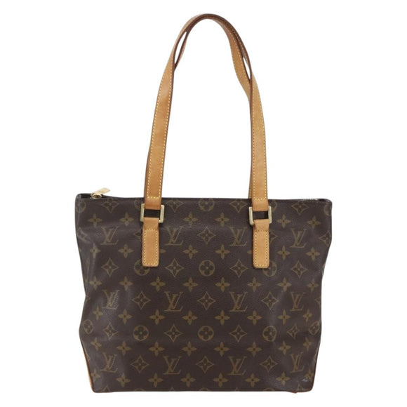 LOUIS VUITTON Monogram Cabas Piano Tote Bag M51148 LV Auth ka1007