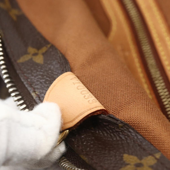 LOUIS VUITTON Monogram Cabas Piano Tote Bag M51148 LV Auth ka1007