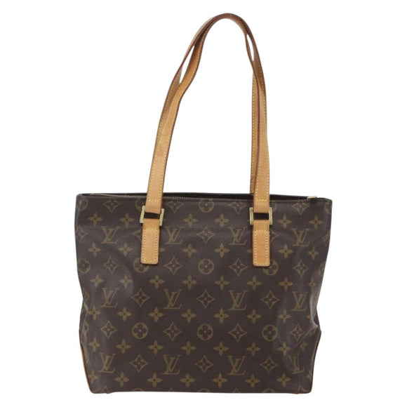 LOUIS VUITTON Monogram Cabas Piano Tote Bag M51148 LV Auth ka1007
