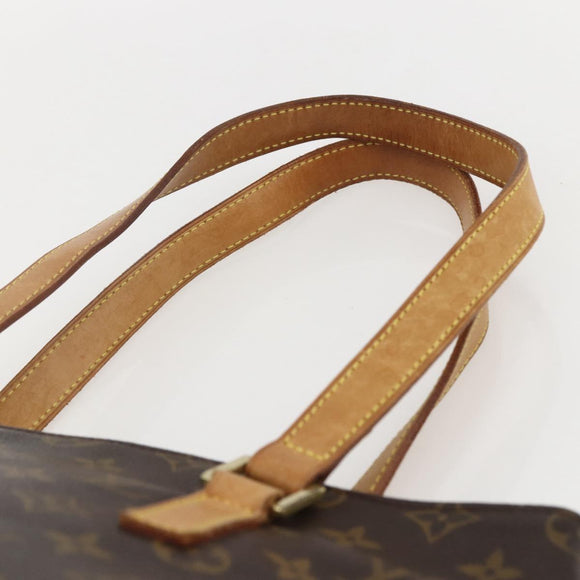 LOUIS VUITTON Monogram Cabas Piano Tote Bag M51148 LV Auth ka1007