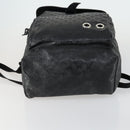 GUCCI GG Implementation Web Sherry Line Backpack Black Silver 347984 Auth ka1009-5