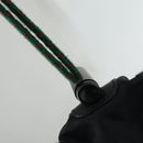 GUCCI GG Implementation Web Sherry Line Backpack Black Silver 347984 Auth ka1009-10