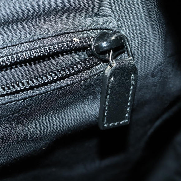 GUCCI GG Implementation Web Sherry Line Backpack Black Silver 347984 Auth ka1009