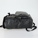 GUCCI GG Implementation Web Sherry Line Backpack Black Silver 347984 Auth ka1009-4