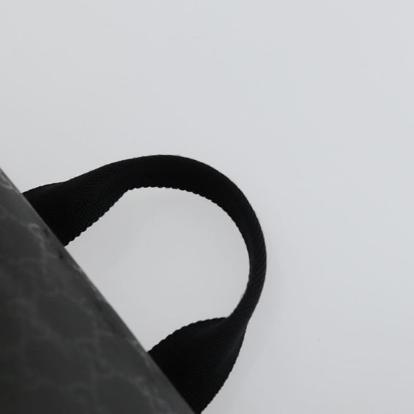 GUCCI GG Implementation Web Sherry Line Backpack Black Silver 347984 Auth ka1009