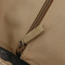 PRADA Tote Bag Canvas Beige Silver Auth ka101-10