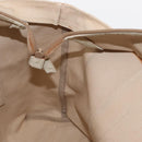 PRADA Tote Bag Canvas Beige Silver Auth ka101-20