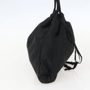 PRADA Purse Hand Bag Satin Black Auth ka1010-5