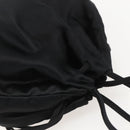 PRADA Purse Hand Bag Satin Black Auth ka1010-6