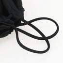 PRADA Purse Hand Bag Satin Black Auth ka1010-7