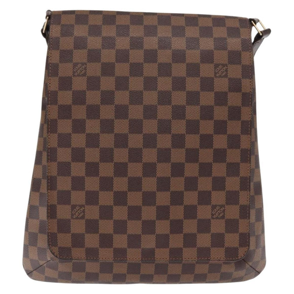 LOUIS VUITTON Damier Ebene Musette Shoulder Bag N51302 LV Auth ka1013