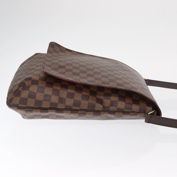 LOUIS VUITTON Damier Ebene Musette Shoulder Bag N51302 LV Auth ka1013