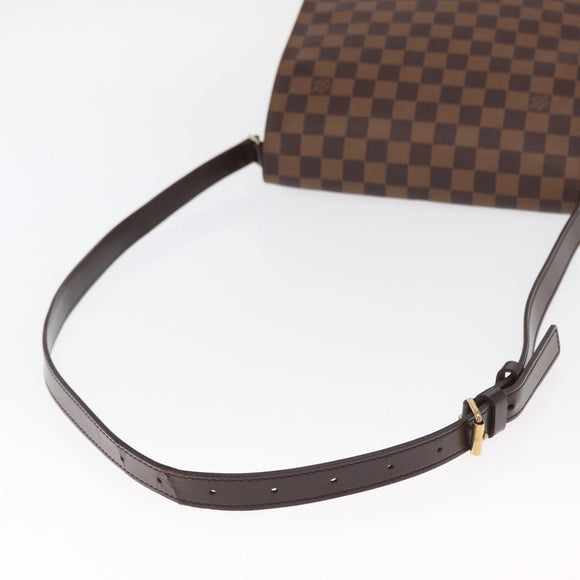 LOUIS VUITTON Damier Ebene Musette Shoulder Bag N51302 LV Auth ka1013
