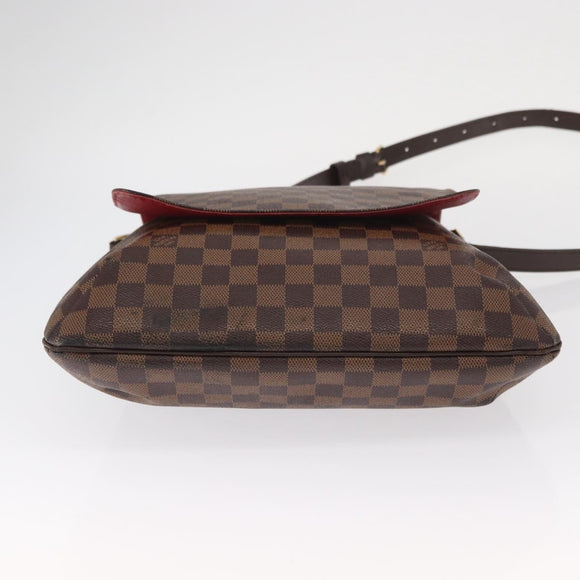 LOUIS VUITTON Damier Ebene Musette Shoulder Bag N51302 LV Auth ka1013
