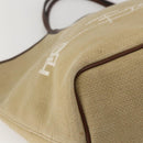 GIVENCHY Tote Bag Canvas Beige Auth ka1015-14