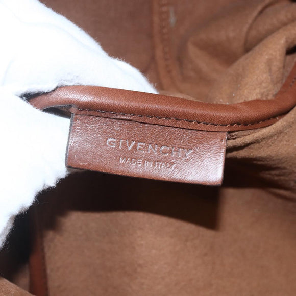 GIVENCHY Tote Bag Canvas Beige Auth ka1015