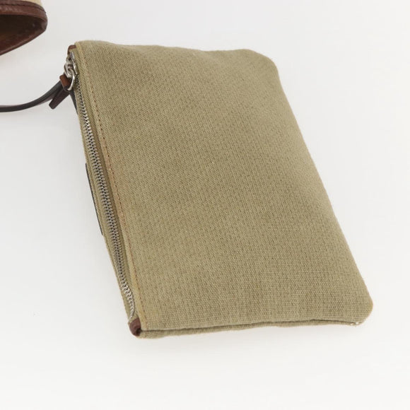 GIVENCHY Tote Bag Canvas Beige Auth ka1015