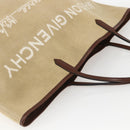 GIVENCHY Tote Bag Canvas Beige Auth ka1015-6