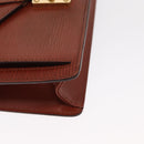 LOUIS VUITTON Epi Serie Dragonne Hand Bag Brown M52618 LV Auth ka1017-8