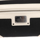 BURBERRY Blue Label Handtas Canvas Zwart Auth ka1019-17