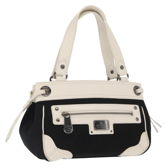 BURBERRY Blue Label Handtas Canvas Zwart Auth ka1019