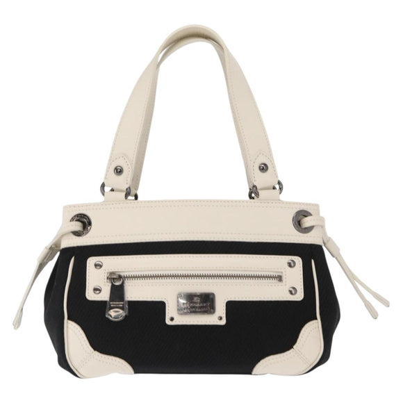 BURBERRY Blue Label Handtas Canvas Zwart Auth ka1019