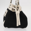 BURBERRY Blue Label Handtas Canvas Zwart Auth ka1019-3