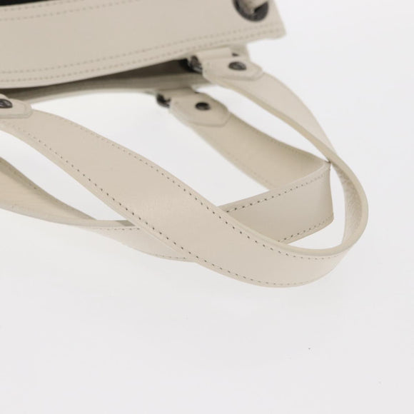 BURBERRY Blue Label Handtas Canvas Zwart Auth ka1019