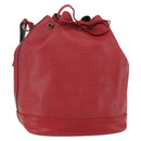 LOUIS VUITTON Epi Noe Shoulder Bag Red M44007 LV Auth ka102-1