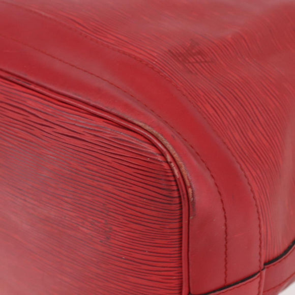 LOUIS VUITTON Epi Noe Shoulder Bag Red M44007 LV Auth ka102