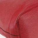LOUIS VUITTON Epi Noe Shoulder Bag Red M44007 LV Auth ka102-14