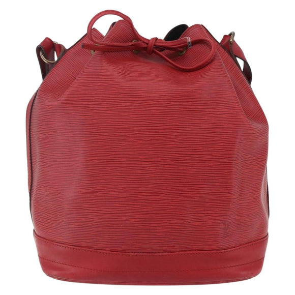 LOUIS VUITTON Epi Noe Shoulder Bag Red M44007 LV Auth ka102