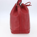 LOUIS VUITTON Epi Noe Shoulder Bag Red M44007 LV Auth ka102-3