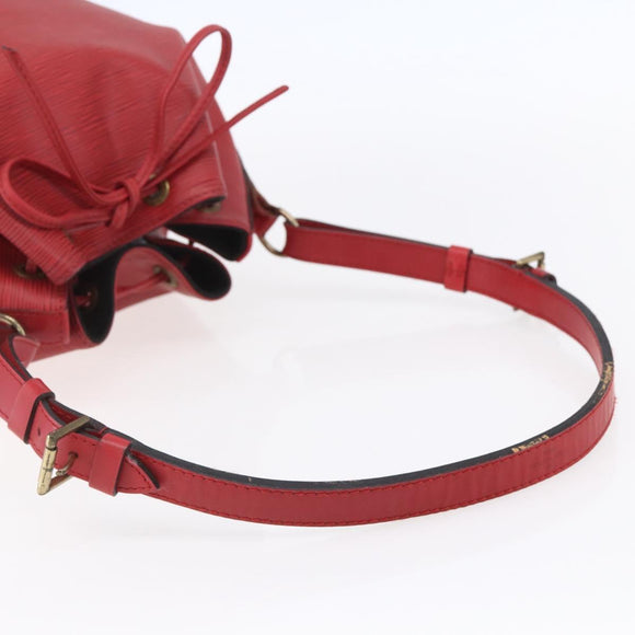LOUIS VUITTON Epi Noe Shoulder Bag Red M44007 LV Auth ka102