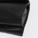 BALLY Hand Bag Leather Black Gold Auth ka1020-11