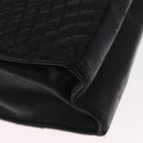 BALLY Hand Bag Leather Black Gold Auth ka1020-12